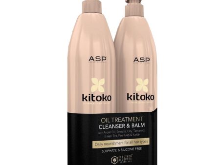 ASP Kitoko Oil Treatment Litres Duo Pack Hot on Sale