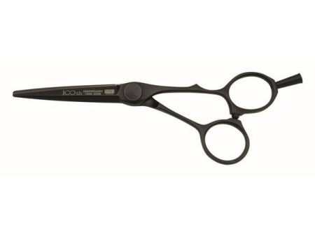 KASHO SILVER BLACK 6  OFFSET SCISSOR - Limited Qty Left Online