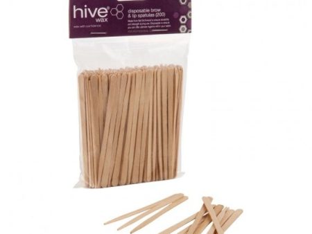 Hive of Beauty Disposable Eyebrow and Lip Spatulas - 200 Online Sale