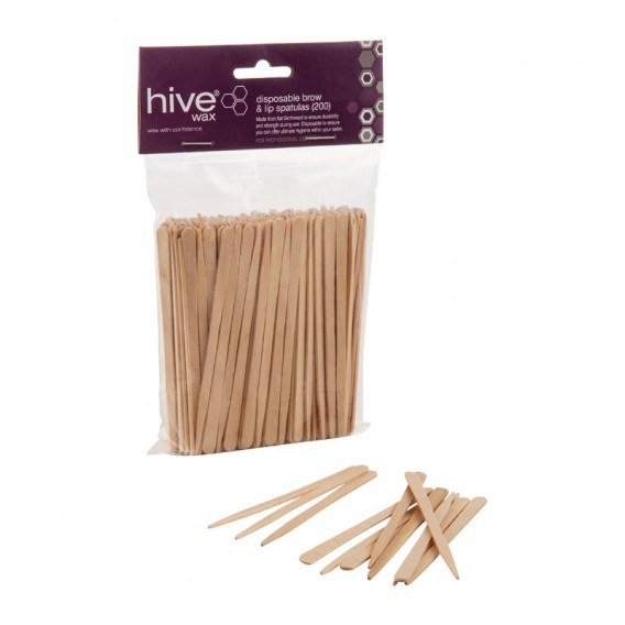 Hive of Beauty Disposable Eyebrow and Lip Spatulas - 200 Online Sale