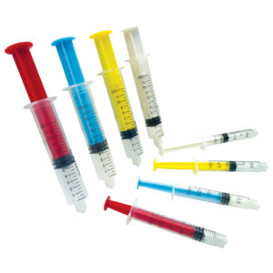 Colored Luer-Lock Syringes For Cheap