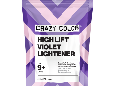 Crazy Color High Lift Violet Lightener 500g For Sale