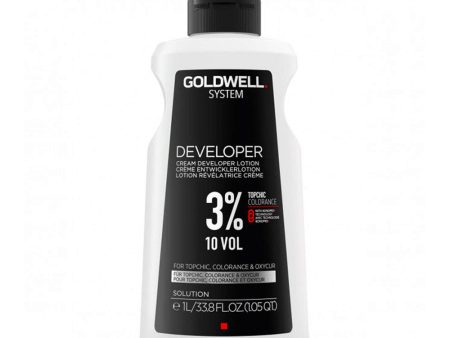 Goldwell System Cream Developer Lotion for Topchic and Colorance 3% (10 vol) Supply