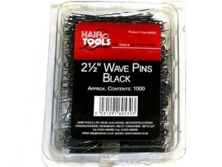 Hair Tools Wavy 2.5 Inch Pins Black Discount