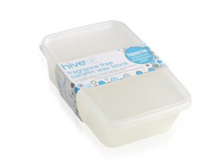 Hive of Beauty Fragrance Free Low Melt Paraffin Wax Block 450g Fashion