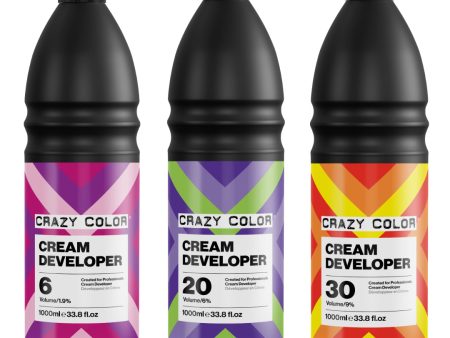 Crazy Color Cream Developer 1 Litre Hot on Sale