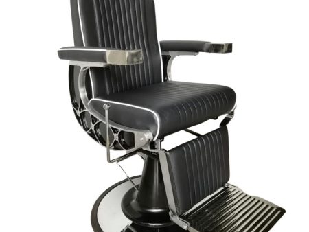 Crewe Orlando Kingston Barbers Chair Black - 7 Day Quick Ship Online Hot Sale