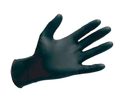 Nitrile Disposable Gloves Black x 100 on Sale