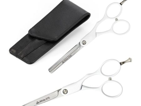 AMA Silhouette White Scissor and Thinner Set For Cheap