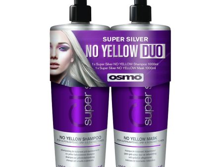 Osmo Super Silver No Yellow 1L Duo Pack Shampoo and Mask Supply