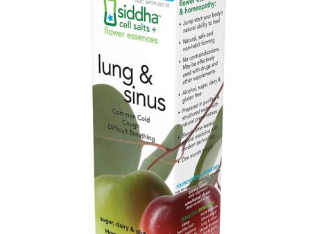 SIDDHA - Lung and Sinus Homeopathic Liquid - 1 fl. oz. (29.6 ml) For Cheap