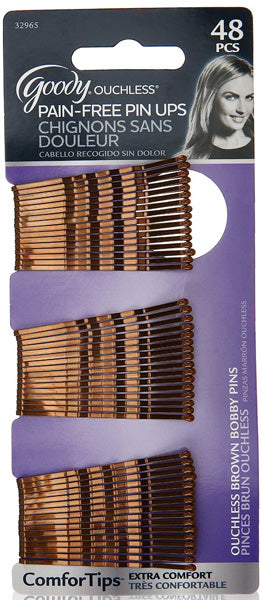 GOODY - Ouchless Bobby Pin Crimped Brown 2 Inches - 48 Count Online