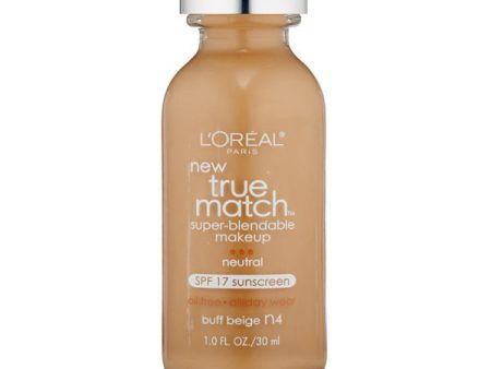 L OREAL - True Match Super-Blendable Makeup N4 Buff Beige - 1 fl. oz. (30 ml) Fashion