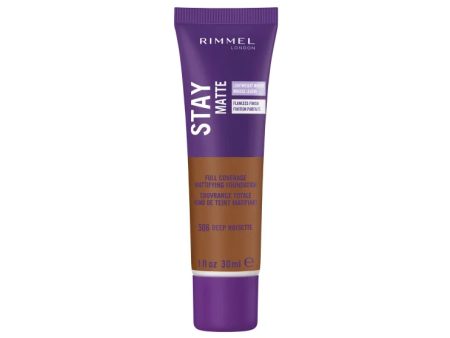 RIMMEL - Stay Matte Liquid Mousse Foundation #506 Deep Noisette - 1 fl. oz. (30 ml) on Sale