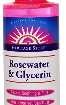 HERITAGE - Rosewater and Glycerin - 4 fl. oz. (120 ml) For Discount