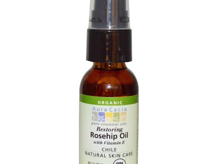 AURA CACIA - Organic Skin Care Oil Rosehip - 1 fl. oz. (30 ml) For Sale