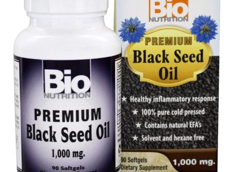 BIO NUTRITION - Premium Black Seed Oil 1000 mg - 90 Softgels Online