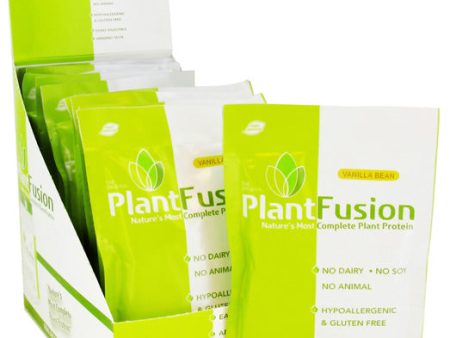 PLANTFUSION - Plant Protein Vanilla Bean - 12 x 1.06 oz. Packets Online Sale