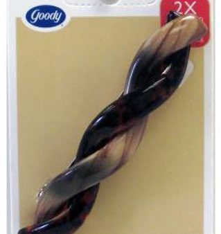 GOODY - Womens Classic Stayput Slide Proof Twisted Autoclasp Barrette - 1 Pack Online Sale