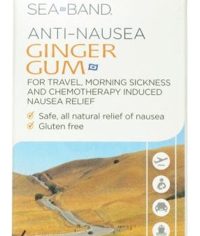 SEA-BAND - Anti-Nausea Ginger Gum - 24 Pieces Cheap