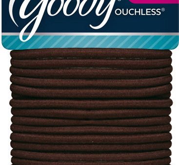 GOODY - Ouchless No Metal Elastics Brown - 15 Count Discount