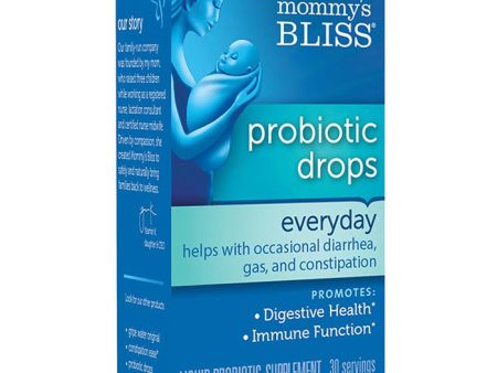 MOMMYS BLISS - Baby Probiotic Drops, Flavorless - 0.34 fl. oz. (10 ml) Supply