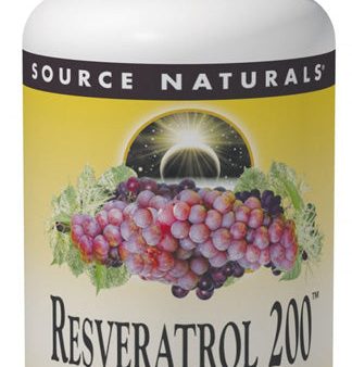 SOURCE NATURALS - Resveratrol 200 mg  - 60 Tablets For Sale