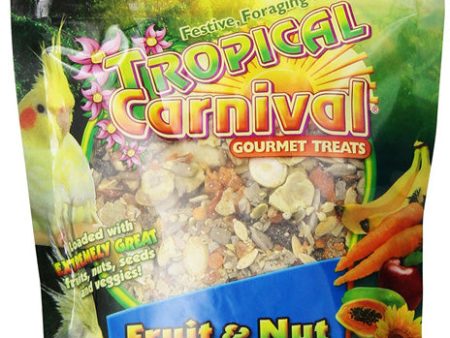 F.M. BROWN S - Tropical Carnival Fruit and Nut Cockatiel Conure and Lovebird Pet Treat - 8 oz. (227 g) Online now