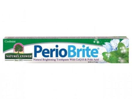 NATURE S ANSWER - PerioBrite Toothpaste Cool Mint - 4 oz. (113.4 g) Online Hot Sale