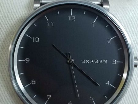 Skagen SKW6175 Hald Black Dial Stainless Steel Men s Watch Supply