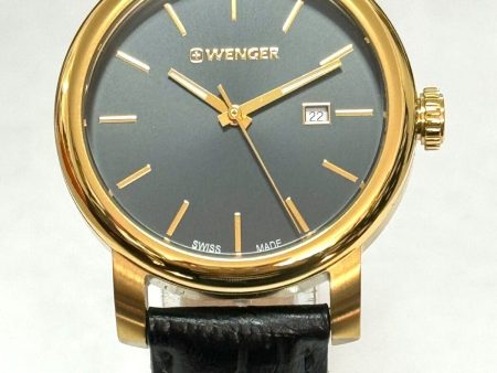 Wenger  1021.14 Classic Black Dial Black Leather Strap Women s Watch Online Hot Sale