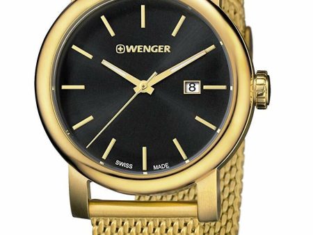 Wenger Women s Analogue Quartz Watch with Stainless Steel Strap 01.1021.120 Discount