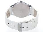 Anne Klein Women s Mother of Pearl Dial White Leather Band AK 1767MPWT Cheap