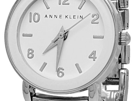 Anne Klein AK 2583WTSV White Dial Stainless Steel Women s Watch Online