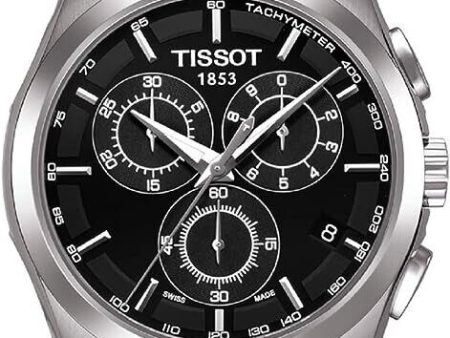 TISSOT Couturier Chronograph Black Dial Men s Watch T035.617.11.051.00 Sale