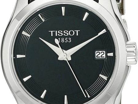 Tissot Women s T035.210.16.051.00 Black Dial Couturier Watch Sale