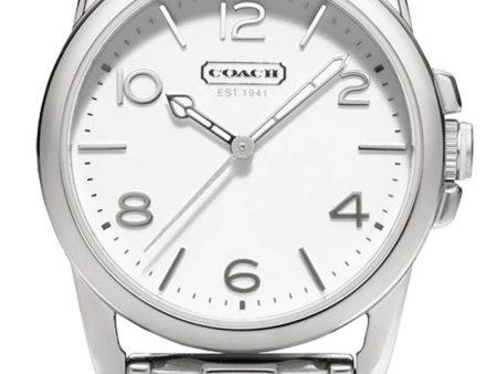 Coach 14501834 Sydney White Dial Stainless Steel Women s Watch For Sale