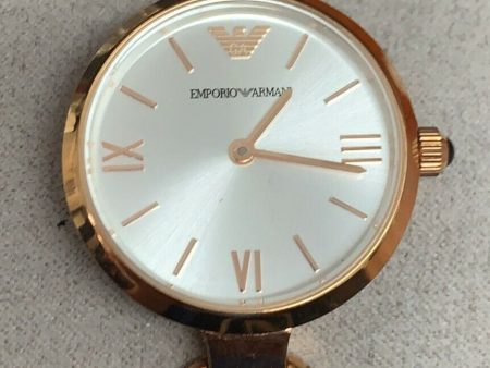 Emporio Armani AR1773 Classic Silver Dial Rose Gold Stainless Women s Watch Online now